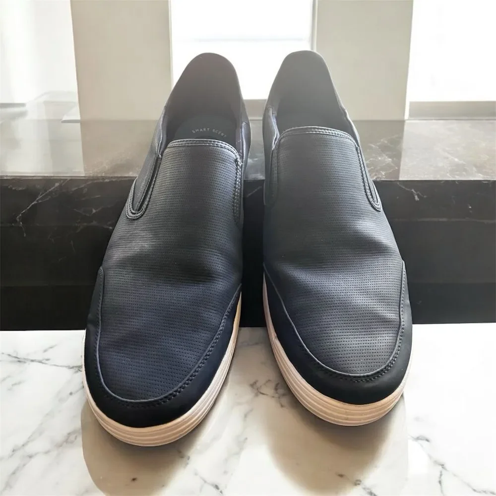 Nunn Bush Men's Black Slip-On Shoes